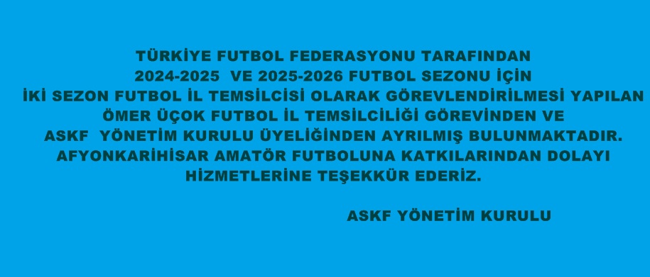 YENİ İL TEMSİLCİSİ  ATAMASI SEZON ÖNCESİ YAPILACAK.
